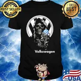 Skull Holding Volkswagen Logo Shirt