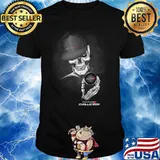 Skull With Dodge Challenger 2 Logo Shirt