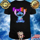 Stitch Hug Fedex Logo Shirt