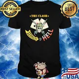 The Clash Straight To Hell Skull Poker Shirt