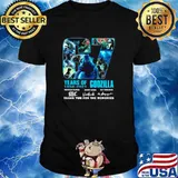 The Godzilla 67 Years 1954 2021 Signatures Thank You For The Memories shirt