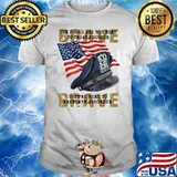 The Police Are Not Here To Creat Disorfer They're Here To Preserve Disorder American Flag Shirt