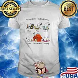 This I Show I Social Distance Music Food Wifi Coffee Stay At Home Sleeping Snoopy Shirt