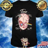 Time Skull Ladies Pink Floyd Signature Shirt