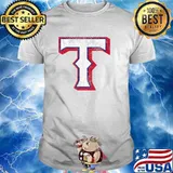 Vintage Texas Baseball T Distressed Shirt