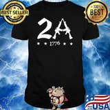 Official 2A 1776 Guns Shirt