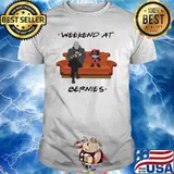 Weekend At Bernies Old Man And Deadpool Wear Mask Shirt