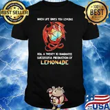 When Life Gives You Lemons Roll A Twenty To Guarantee Successful Production Of Lemonade Dragon Shirt