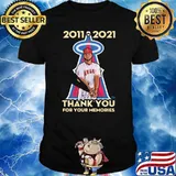 2011 2021 thank you for the memories alavanche signature shirt