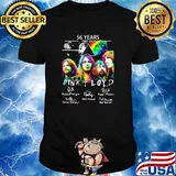 56 years 1965 2021 Pink Floyd signature watercolor shirt