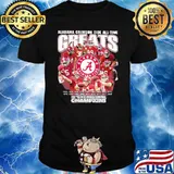 Alabama crimson tide all time greats 18 time national champion shirt