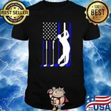 American Flag Golf Lover Shirt