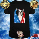 American flag Love Boston Shirt
