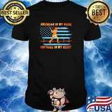 American In My Veins Softball In My Heart Shirt