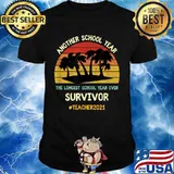 Another School Year The Longest School Year Ever Survival End Of School 2021 Vintage Shirt