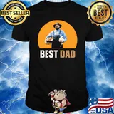 Best Dad Farmer Chicken Shirt