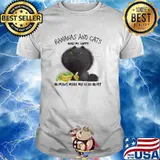 Cat And Banana make me happy humans make my head hurt shirt