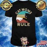 Cat Mom Rule Vintage Shirt
