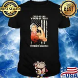 Child Of God Woman Of Faith Mother Of An Airman Strong Girl American Flag Shirt