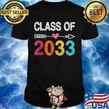 Class Of 2033 Shirt Pre-K Graduate Preschool Graduation T-Shirt