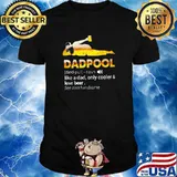 Dadpool Like a Dad Only Cooler Love Beer Shirt