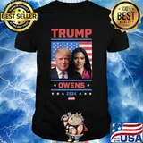 Donald Trump Candace Owens 2024 Election American Flag Shirt