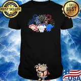 Elephant Firework 4th of July Independence Day Shirt