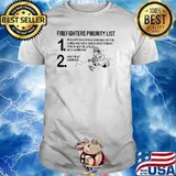 Firefighters Priority List Race Into Buildings Consumed By Fire Fumes And toxic Shirt
