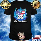 God bless america disney 4th of July independence hologram shirt