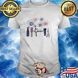 Hair Mechanic Firework American Flag Shirt