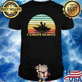 I Create Silence Fishing Vintage shirt