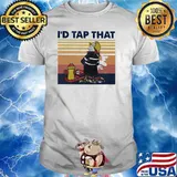 I'd Tap That Firefighter Vintage Shirt