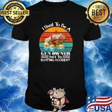 I Used To Be A Gun Owner Until The Boating Accident Vintage Shirt