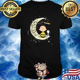 I will see you on the Dark side the moon pynk floyd snoopy shirt