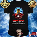 Iron man 58th anniversary 1963 2021 thank you for the memories shirt