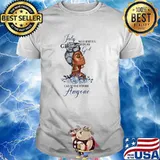 July Girl Who Kneels Before God Can Stand Before Anyone Flower Shirt