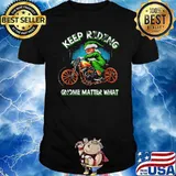 Keep Riding Gnome Matter What Motorcycle Shirt