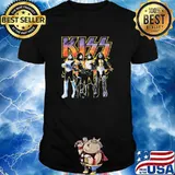 Kiss band rock music shirt