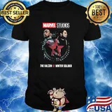 Marvel studios the falcon and the winter soldier captain america shirt