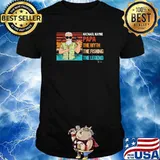 Michael Kayne Papa The Myth The Fishing The Legend Vintage Shirt