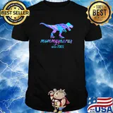 Mommysaurus Since 2009 Dinosaur Hologram Shirt