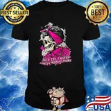 Nice Try Cancer But I'm Still Here Skull Flower Shirt