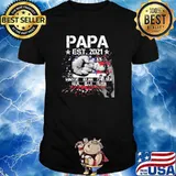Papa EST 2021 Maggie Julian Chelsea American Flag Shirt
