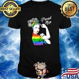 Proud Mom Strong Girl LGBT Shirt