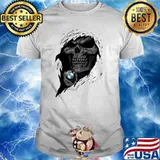 Skull with BMW motorrad logo shirt