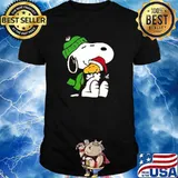 Snoopy hug woodstock merry xmas shirt