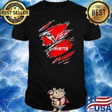 The Evolution Of The Chevrolet Corvette Logo shirt