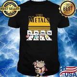 The metals fe Pb Mo Hg Abbey road sunset chemistry shirt