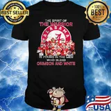 The spirit of the warrior if found in the men who bleed crimson and white shirt