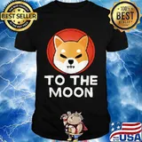 To the Moon token Shiba Coin Crypto Hodler Shirt